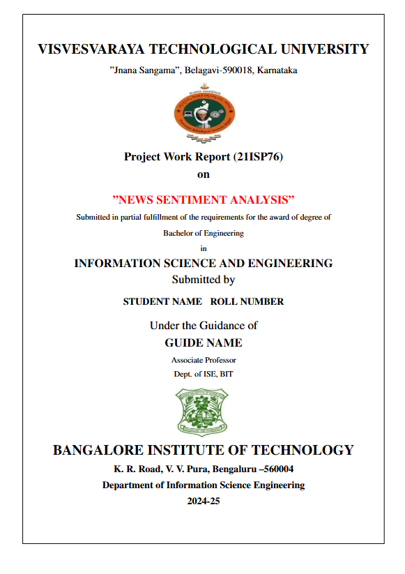 News Sentiment Analysis